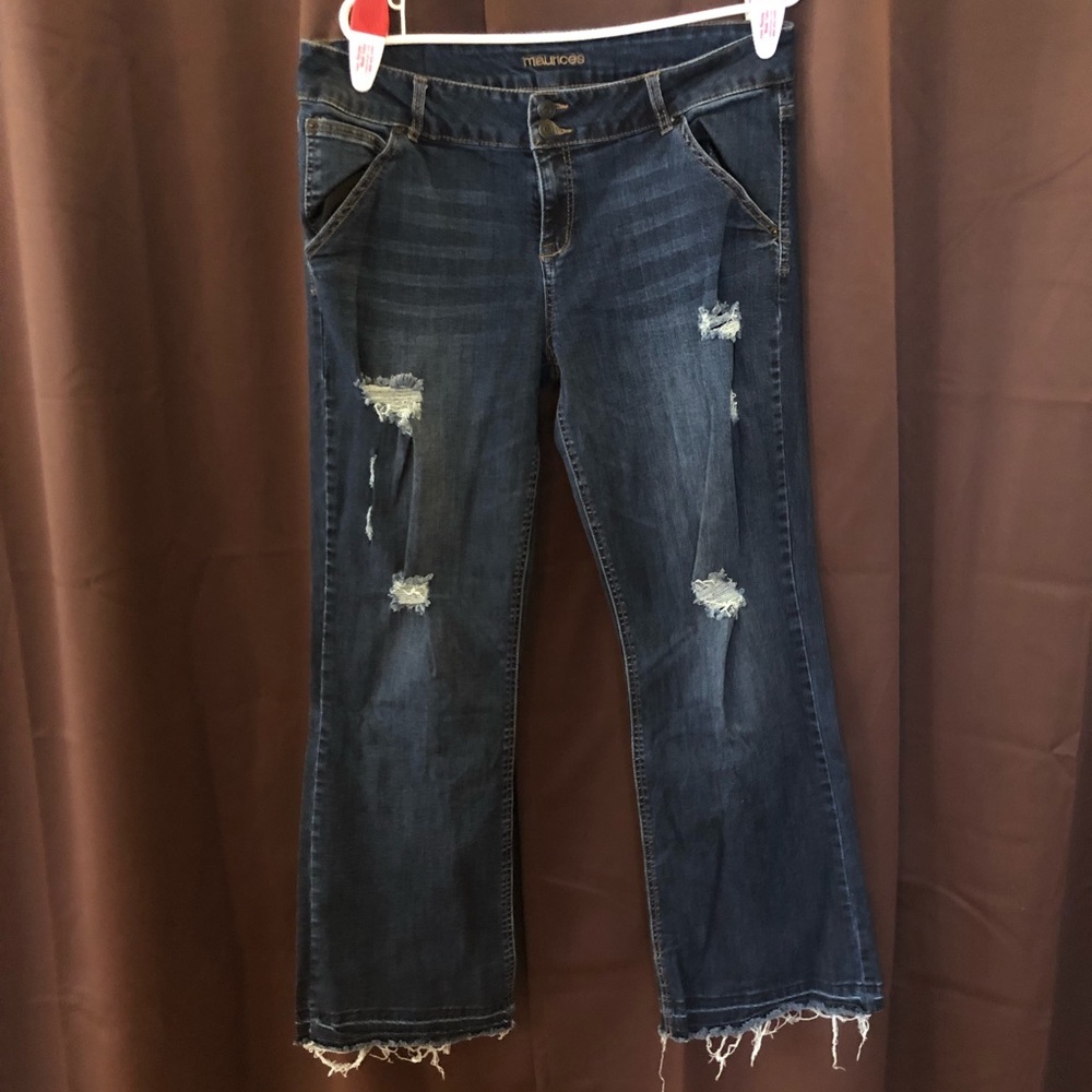 Maurices women’s jeans straight leg size 13/14reg